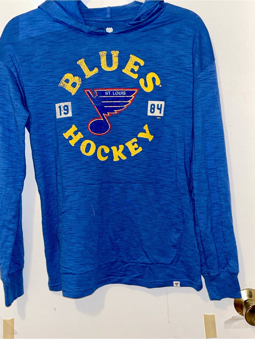 Fanatics Women's Royal Blue Hoodie with Yellow Graphic